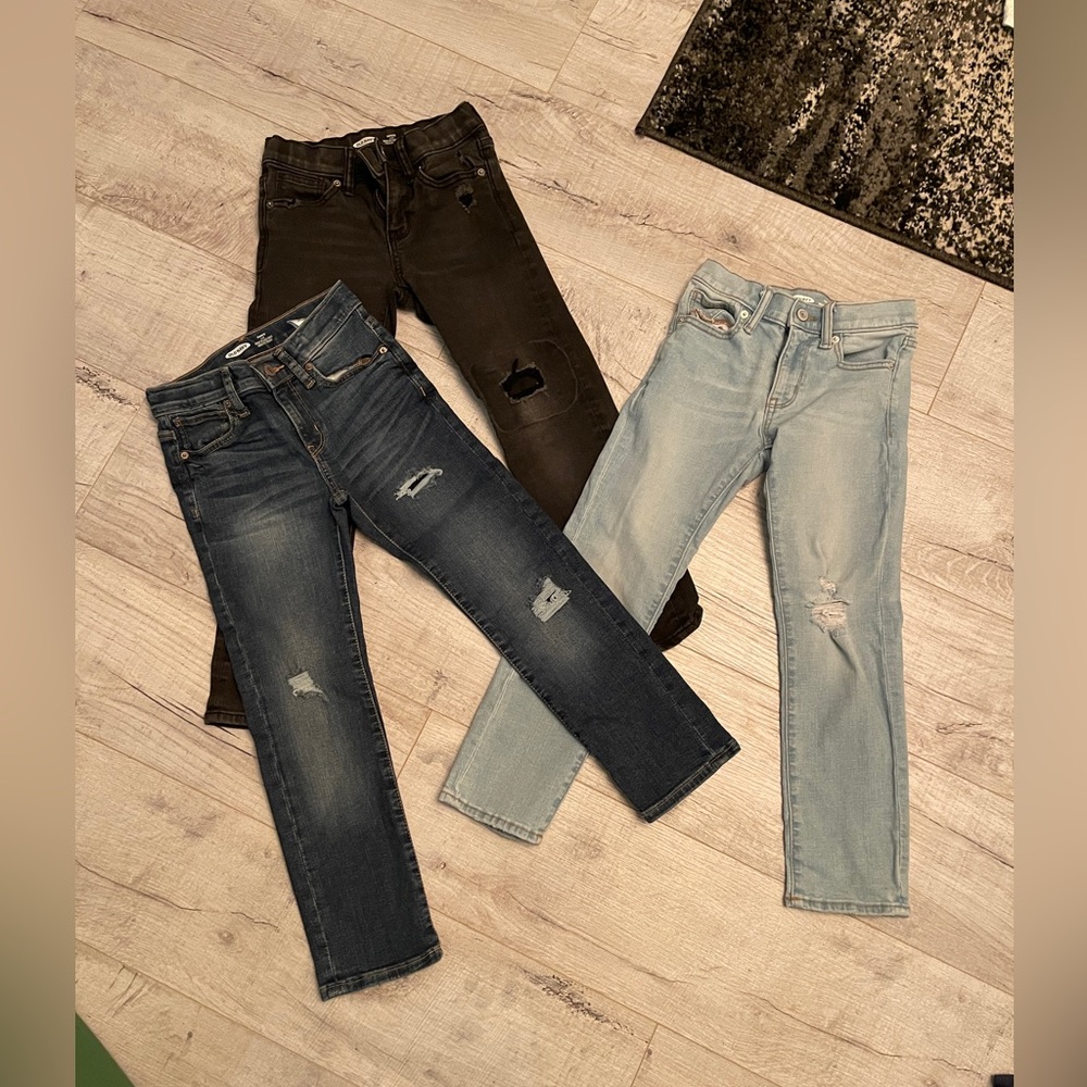 Lot to 3- boys Old Navy slim fit jeans size 7